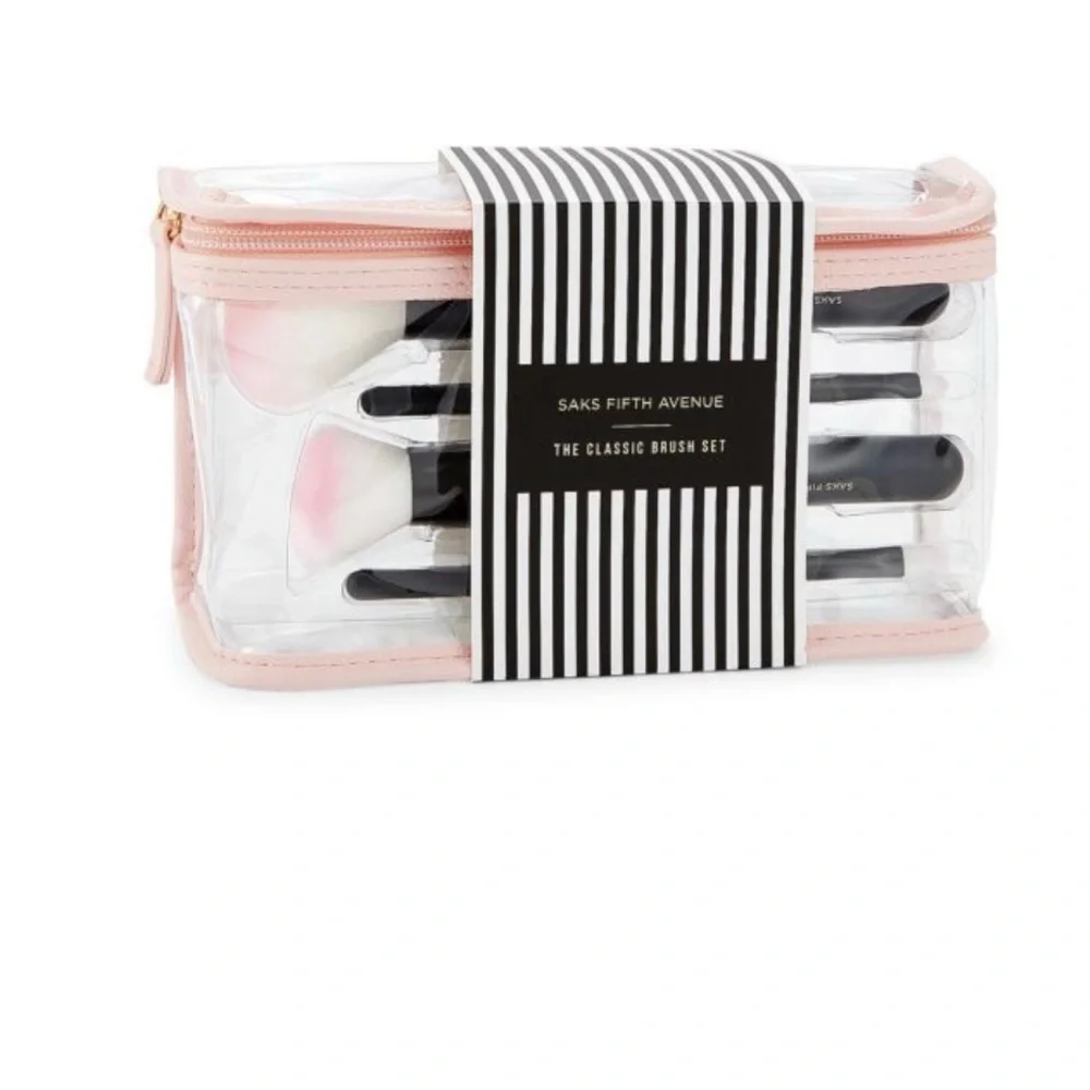 NEW Saks Fifth Avenue 4-Piece The Classic Brush Set
